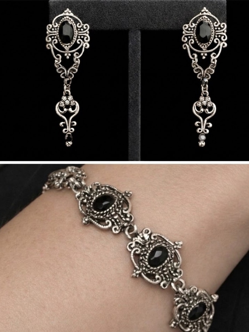 Vintage Earring and Bracelet Set